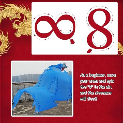 Drapeau dragon dansant 10m contre le stress et la sédentarité