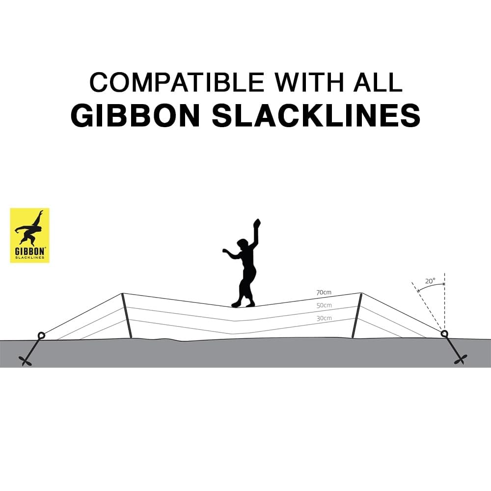 Gibbon GBGS70 Vis d'ancrage Mixte Adulte, Noir, 70 cm