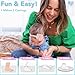 Luna Bean Baby Footprint Hand Casting Kit - Baby Monthly Milestone Casting Kit - New Mom Gifts