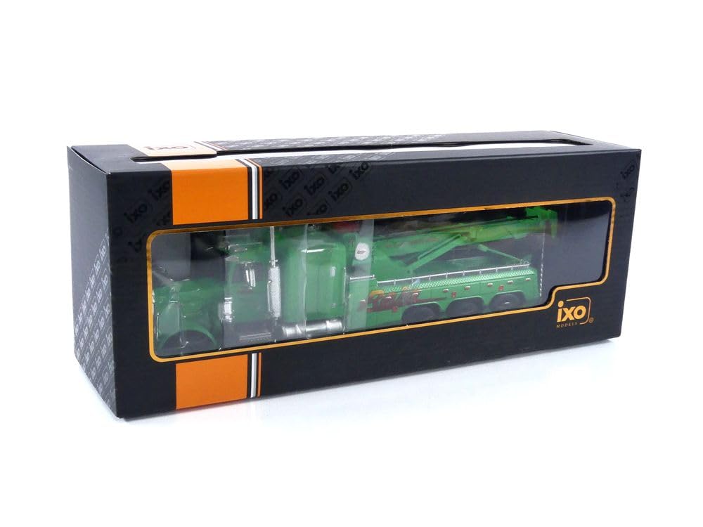 IXOMODELS Peterbilt 359 Wrecker Vert – La Dépanneuse Miniature 1/43 Qui Déchire