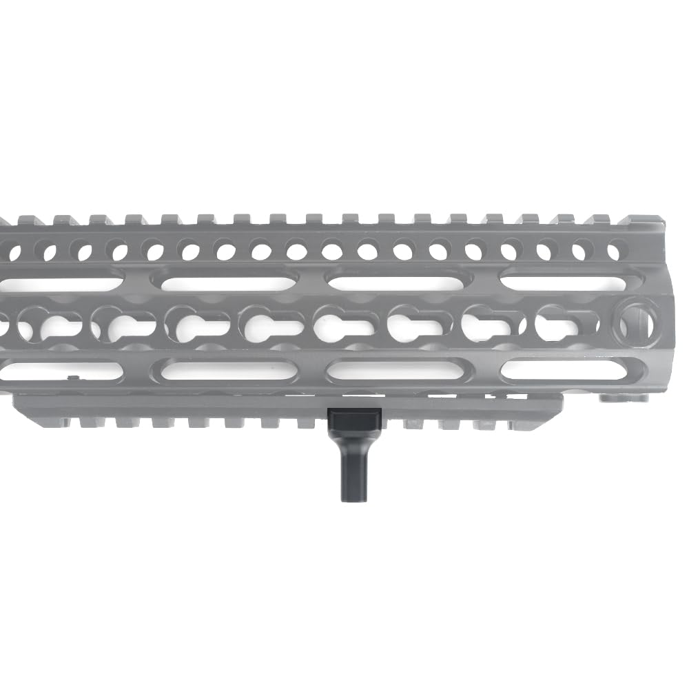 Tattico Mlok Keymod Finger Stop arresto a mano Impugnatura frontale in alluminio per sistema di binari Picatinny da 20 mm
