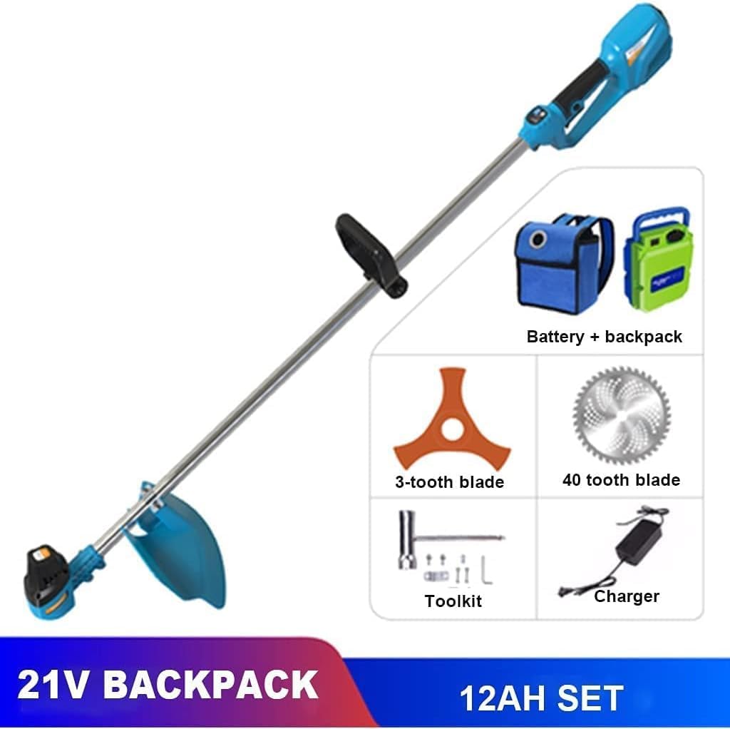 Portatile in Mano Cordless String Trimmer/Edger Lawn Mower Famiglia Piccolo Portatile Ricaricabile Weeder Multifunzionale Prato Elettrico Falciatrice
