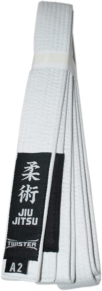 Twister Jiu Jitsu/BJJ Belts 1.5" Wide Premium Quality Woven Patch 9 Stitching Professional Belts : Sports & Outdoors