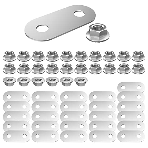 Hybrid Battery Stainless Bus Bars & Flange Nuts, Alpha Rider for 2004-2015 Toyota Prius Hybrid Battery 26PCS Bus Bars & 26PCS Flange Nuts Set