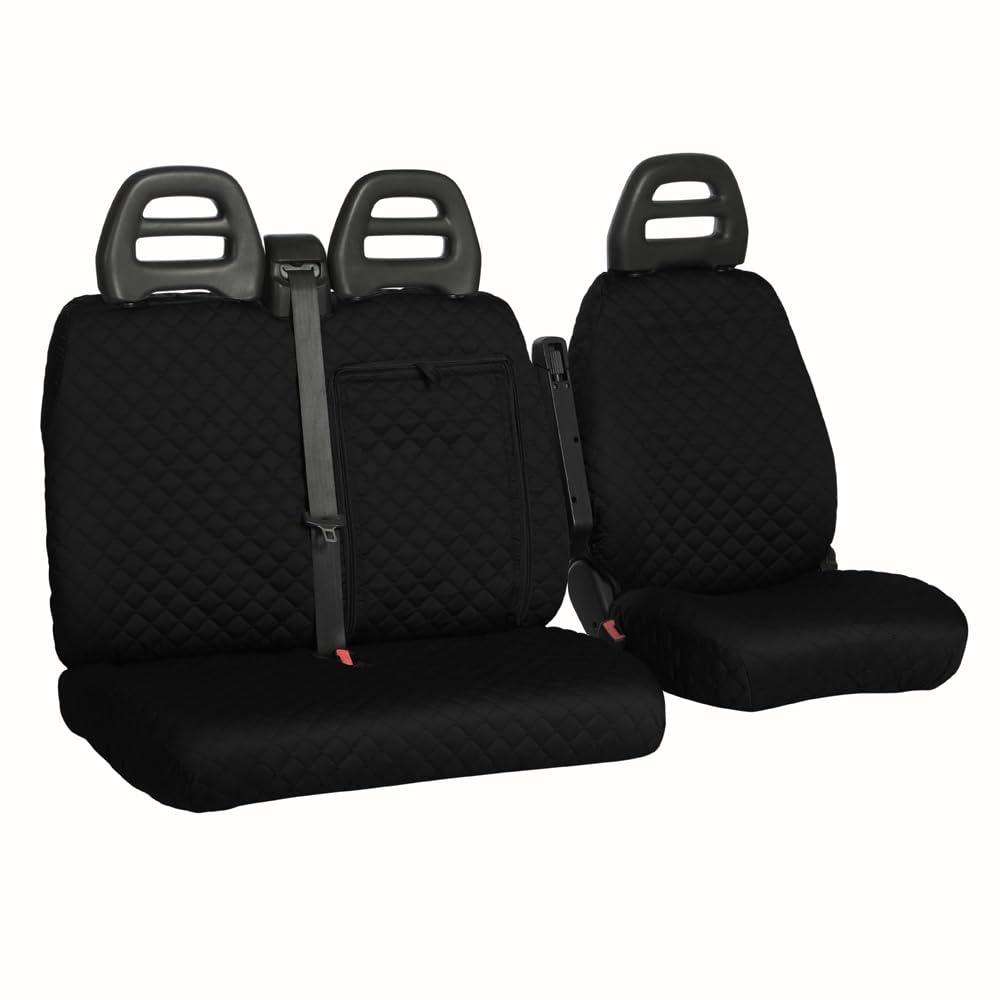 UNION Coprisedili su misura realizzati per CITROEN JUMPER 3 POSTI (1+1 DOPPIO). Perfettamente aderente, resistente, lavabile. Made in Italy. (CT24A)