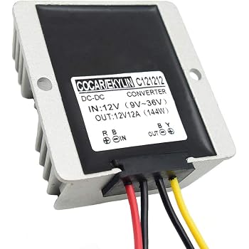 Amazon Com Car Dc 12v 4a Voltage Stabilizer Surge Protector Power Supply Regulator For Auto Truck Vehicle Boat Solar System Etc Dc10 36v Input Dc12v Output Home Audio Theater
