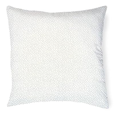 Amilian Kissenhülle, Zierkissenbezug, Kissenbezug ca. 80x80 cm; Deko; für Kissen, Kopkissen oder Dekokissen; für Sofa, Schlafzimmer, Wohnzimmer, als Balkon Dekoration; 100% Baumwolle Tupfen Grau