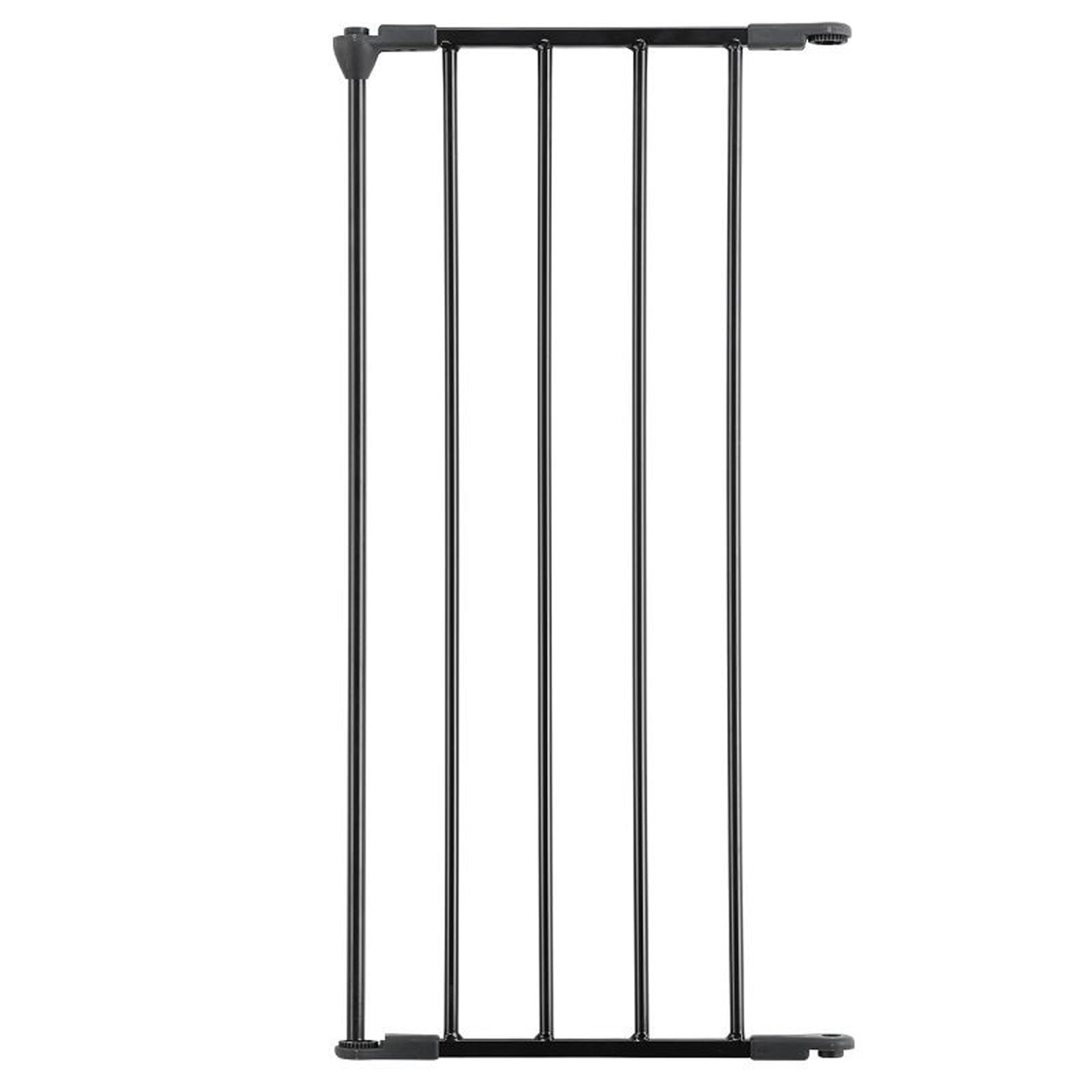 Safetots Multi Panel Fire Surround, Extension Panel, Metal, 33cm, Black, Extension for Child and Pet Fire Safety Barrier and Fire Guard