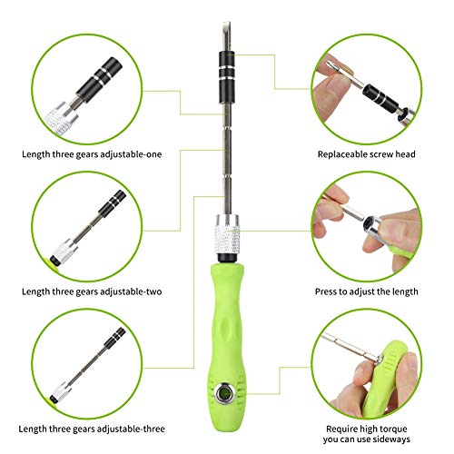 Precision Screwdriver Set 32 in 1 Magnetic Driver Bit Set Mini Screwdriver Set Small Screwdriver Set for Phone, PC and Electronic Devices