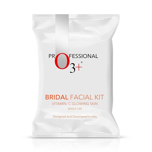 O3+ Bridal Facial Kit Vitamin C for Glowing Skin with Niacinamide | Reduces TAN and Boosts Glow, Ideal for All Skin Types (44g+103ml)