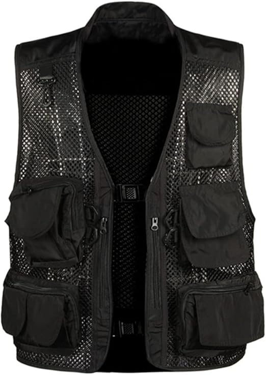Vest Summer Outdoor Mens Workwear Vests Hiking Multi