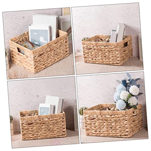 Panier de rangement tissé pour optimiser l'espace et ranger une table encombrée - 5