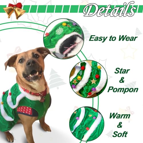 Disfraz de Árbol de Navidad para Perro Pequeño Talla S miniatura 3