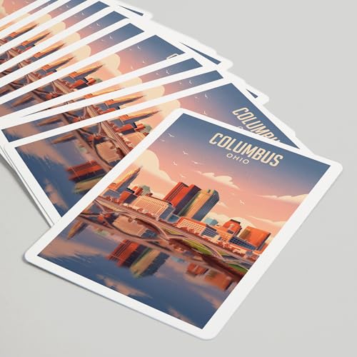 Baraja de Poker Series Columbus Ohio 52 Cartas miniatura 5