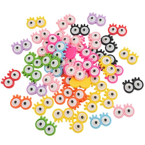 Mini lentes de sol con forma de estrella para manualidades creativas, lote de 50 piezas