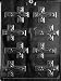 Cybrtrayd R021 Fancy Crosses Chocolate Candy Mold with Exclusive Cybrtrayd Copyrighted Chocolate Molding Instructions plus Optional Candy Packaging Bundles