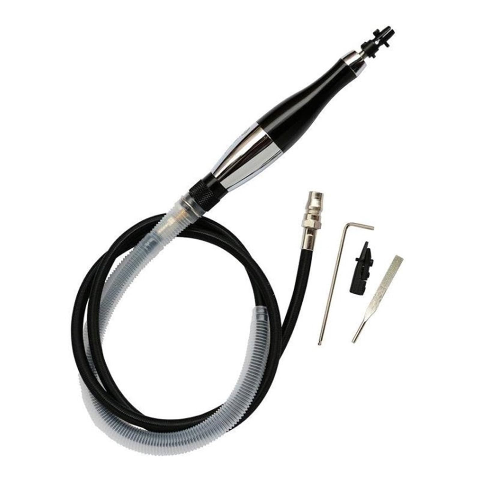 CUDTAPI Air Grinder File Ultrasonic Pneumatic Air Reciprocating Oscillating File Grinder Grinding Buffing Polishing Sanding Machine Reciprocating Filing Tool