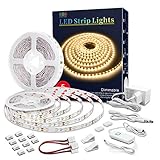Klebeband: Diese Rückseite der LED-Streifenbeleuchtung besteht aus Klebeband mit klebrigen und elastischen Eigenschaften. Mit der Zeit wird es immer klebriger. Darüber hinaus werden die dimmbaren LED-Streifenleuchten mit 10-teiligen Kunststoff-Klebeclips zur Befestigung geliefert