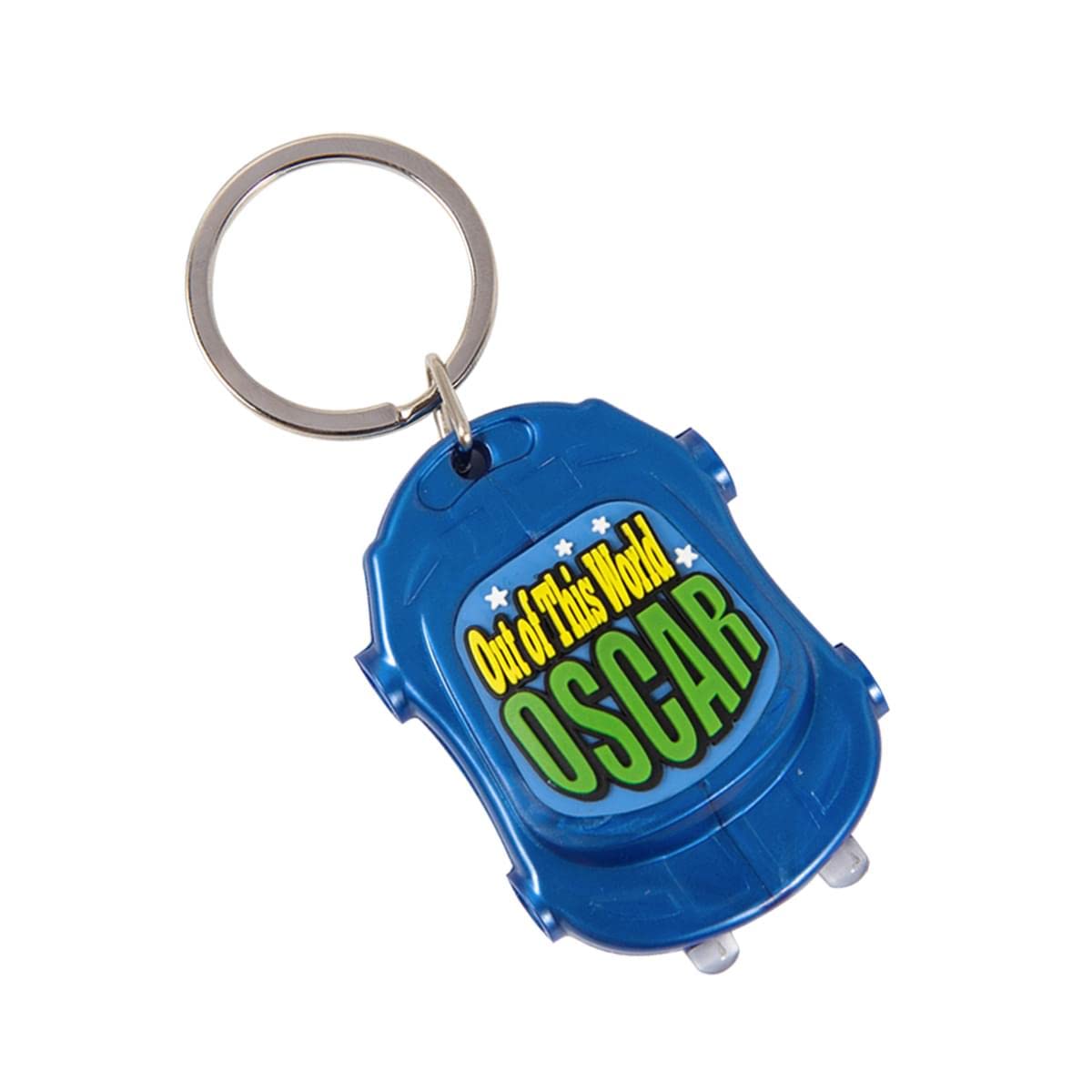 History & Heraldry Personalised Keyring Twin Turbo Torch (Oscar)