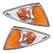 Driver and Passenger Park Signal Side Marker Lights Lamps Replacement for Chevrolet 22667009 22667010