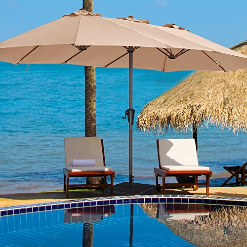 Superjare 13Ft Umbrella Outdoor Patio And Hammock With Stand #TOP4