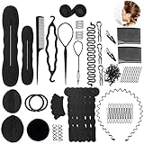 [page_title]-Haare Frisuren Set Umfangreich Haar Zubehör styling set für Unsterschiedliche Haarestyle, Hair Styling Tools mit Haar Clip, Hair Pins, Hair Styling Accessories....20 Arten Haare Frisuren Tool für DIY