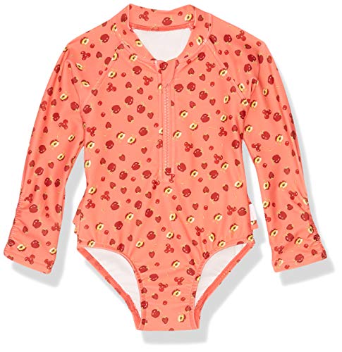Image of Seafolly Baby Girls' Long Sleeve One Piece Swimsuit with Zip Front