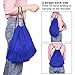 KUUQA 20 Pcs Drawstring Backpack Sport Bags String Bag Sack Cinch Gym Backpack Bulk for School Gym Sport or Traveling，Colorful