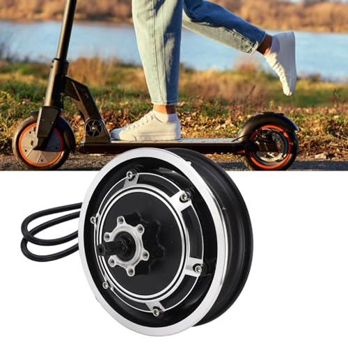 48V 1000W Silnik Elektryczny Skuter Zestaw Silnika Stop Aluminium 10 Cal Elektryczny Silnik Piasty Skutera 48V 100W Rower Elektryczny Bezszczotkowy Hamulec Tarczowy Silnik Piasty