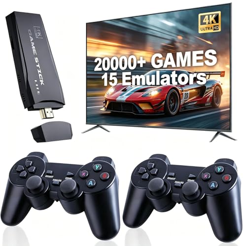 Console di gioco retrò 2026 con 2 controller, connettore TV