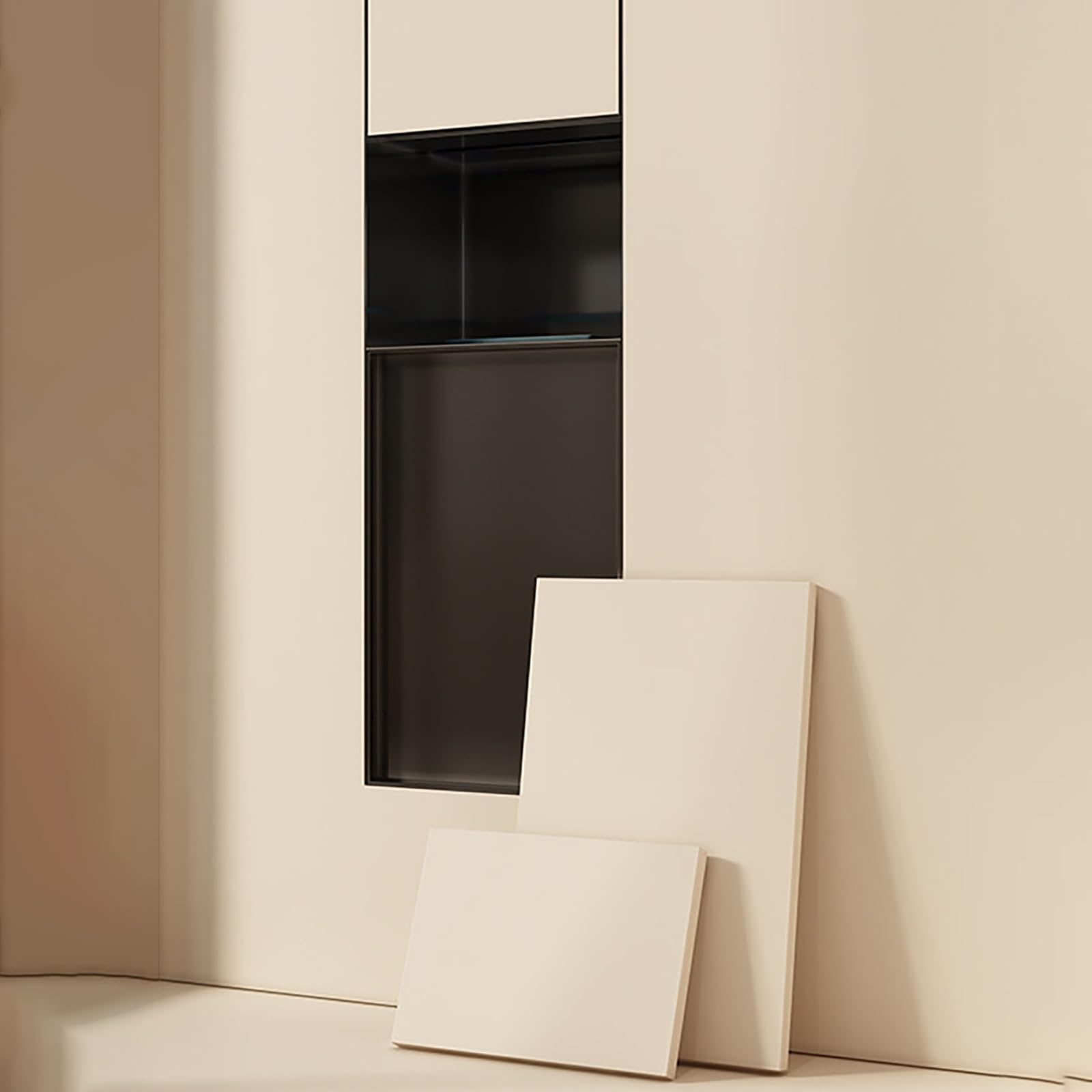 Portarrollos para Papel Higiénico Empotrable con Papelera Integrata y Hornacina, Acero Inoxidable 304, Armario de Baño Empotrado para Ahorro de Espacio y Reforma(790x340x140mm)