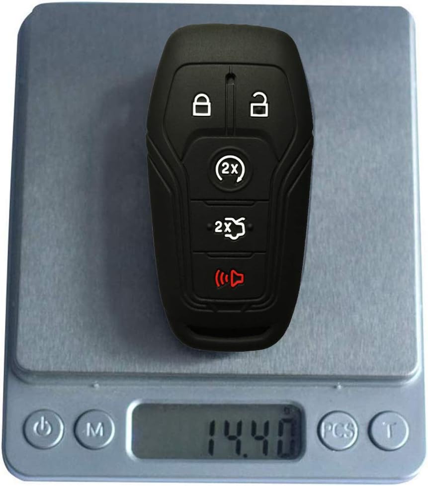 Car Remote Key Cover Fob Silicone Outer Case For Ford Lincoln Fusion MKZ Mustang MKC Outer Casing Shell Jacket Protector 5 buttons 2pcs