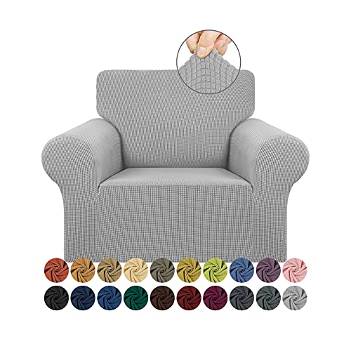 KEKUOU Stretch Single Sofa Slipcover 1 Piece Couch Sofa Cover (31