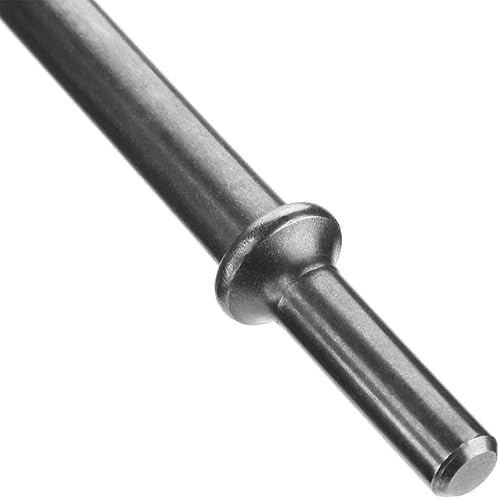 Miniatura 8 de Juego de 3 cinceles de martillo neumático, vástago redondo extra largo, martillo neumático para martillo neumático 150190250, diámetro del vástago