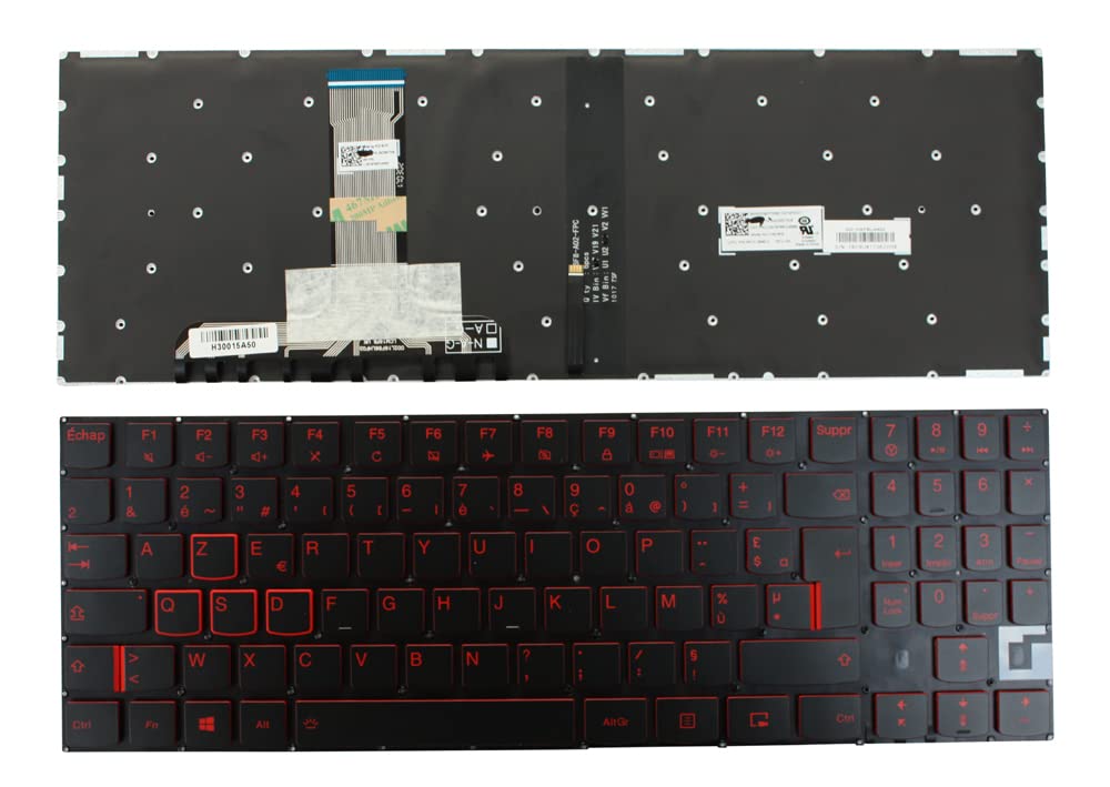 Clavier de remplacement pour Lenovo Legion Y520-15IKBA idéal pour le bureau