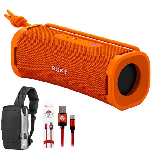 Sony (SRS-ULT10D) �G�N�X�g���o�X�|�[�^�u��Bluetooth�X�s�[�J�[(2024)�A�f�R�G�b�Z���V�����X�����O�o�b�N�p�b�N�t���I�����W�o���h���A����h�~�R���{�W�b�p�[���b�N+6�t�B�[�g�̕ґg�^�C�vC�[�d&����USB�P�[�u���B