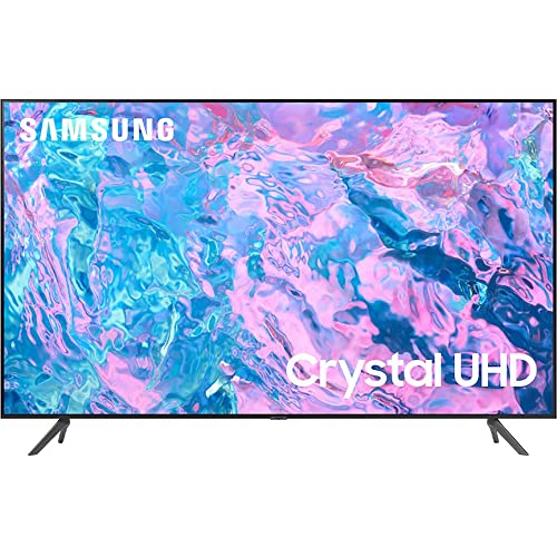 Samsung Un58Cu7000 58 Inch Crystal Uhd 4K Smart Tv Bundle With Premiere Movies Streaming + 37-100 Inch Tv Wall Mount + 6-Outlet Surge Adapter + 2X 6Ft 4K Hdmi 2.0 Cable (2023 Model) #TOP1