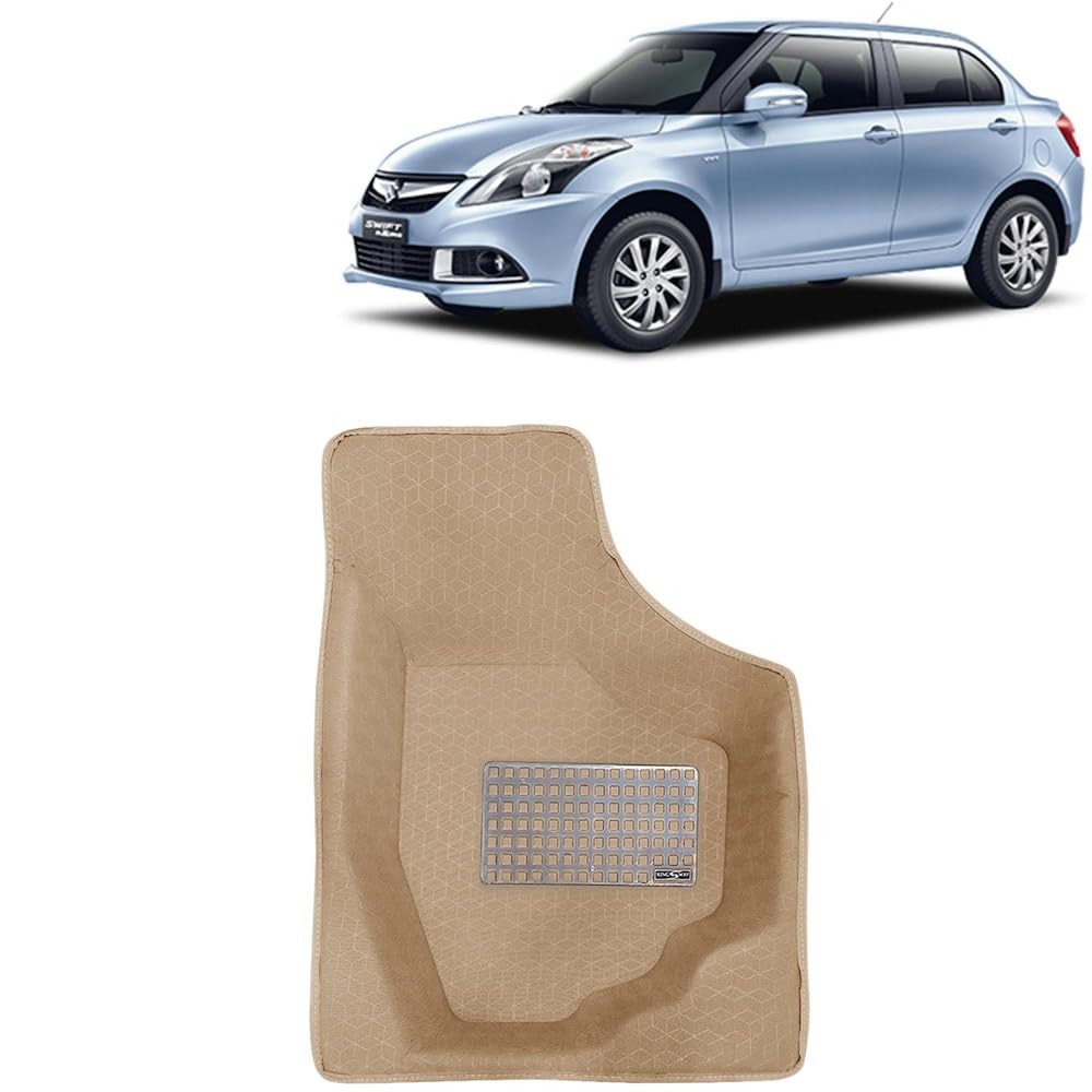 Auto Beast 4.5D Car Floor Foot Tray Mats for Swift Dzire 20122017