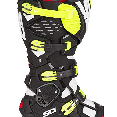 Image of SiDI | Offroad Motorcycle Boots, Professional Motocross Boots for Men CROSSFIRE 3 SRS, Adjustable and Replaceable Buckles, Flex System, Hyper Extension Block