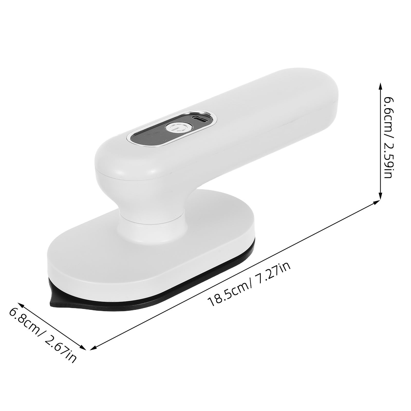 IMIKEYA Plancha de Vapor Portátil Inalámbrica USB Recargable Mini Plancha de Viaje con Ajustes de Temperatura Compacta y Ligera para Ropa Casa y Negocios