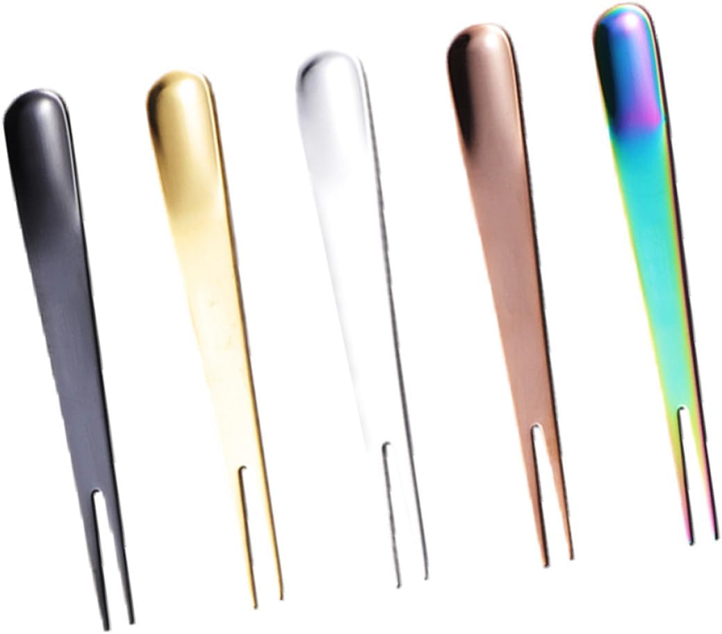 Fruit Forks 2 Prong Stainless Steel 5pcs for Hotel and Party Service