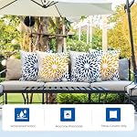 4 Pack Outdoor Pillow Covers 18x18 Waterproof Pillowcovers - Image 6