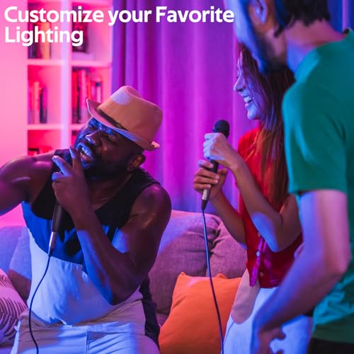 AXMVEZ Kit de Iluminação Rgb+Warm White com Mudança de Cor Sob O Armário, Luzes Led para Armários So