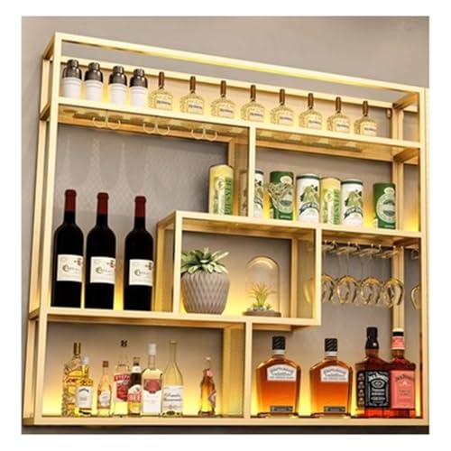 Support à vin flottant compact pour organiser vos bouteilles et libérer de l'espace