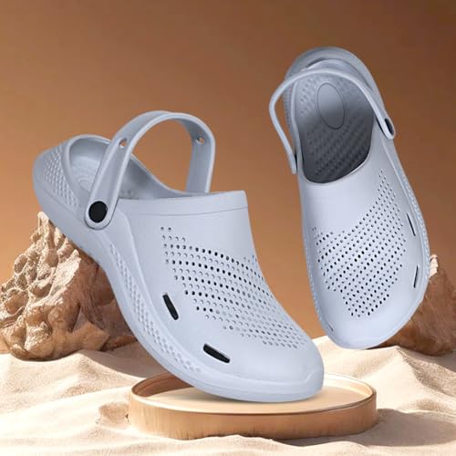 Image of Men's Clogs | Lightweight, Waterproof, Durable & Stylish Casual Footwear | Indoor & Outdoor Slip-On Slippers for Men