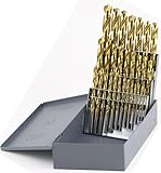 american standard 2988 Titanium Drill Bits offrono la migliore resistenza e velocità per applicazioni ripetitivo foratura in acciaio, lega di acciaio, legno e plastica
