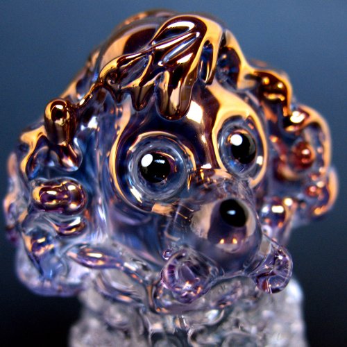 Prochaska Gallery Hand Blown Glass Poodle Figurine #TOP3