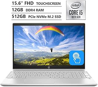 HP Pavilion Laptop, 15.6" Full HD IPS Touchscreen, 10th Gen Intel Core i5-1035G1