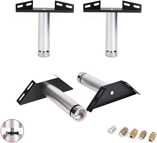 Patas de cama para muebles, patas de repuesto ajustables, patas de soporte de aleación de aluminio, conexión de código de esquina, patas de cama de