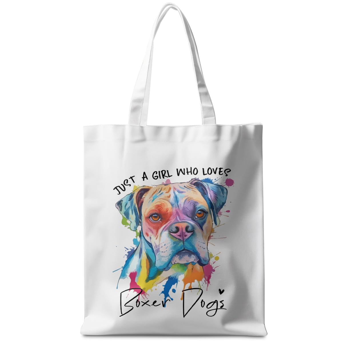 CSHVJ Dog Lovers Gifts Tote Bag, Capybara Frog Animal Cow Horse Raccoon Lovers Gifts for Women Reusable Grocery Bags
